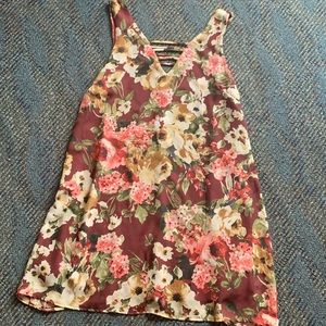 Floral tank top dress